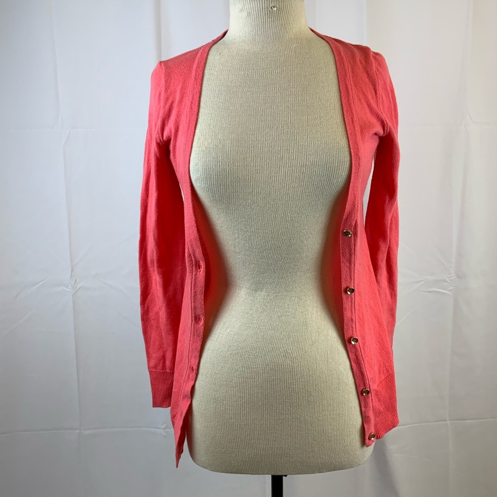 OHMG! Women's Pink Button Front Cardigan Sz Small